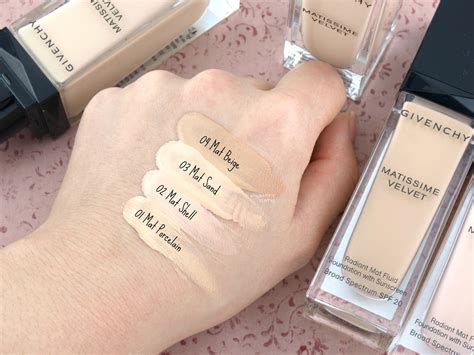 givenchy matissime velvet radiant matte fluid foundation review|Givenchy Matissime Velvet Foundation Review – Before & After.